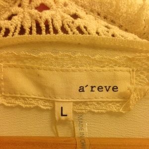 NWT Anthropologie A'Reve sheer lace cardigan.